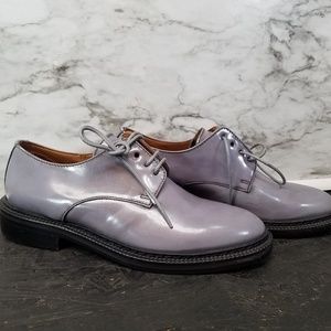 Adolfo Cali Womens 6 Oxfords Italian Leather Sz 36